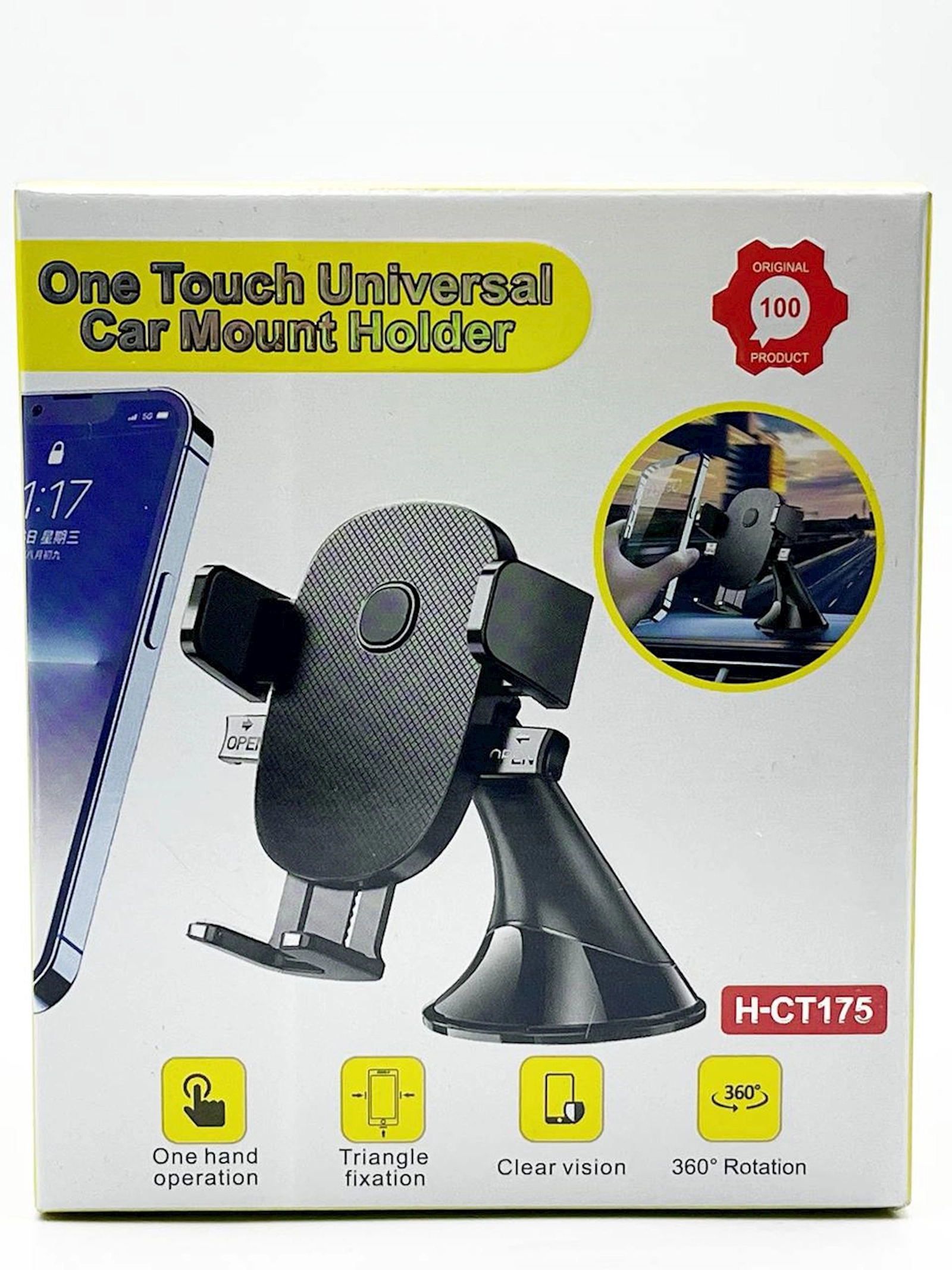 Avtomobil üçün telefon tutacağı H-CT175