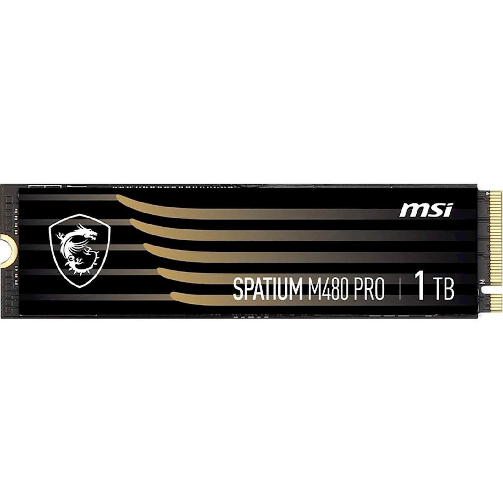 SSD yığıcı MSI 1 TB Spatium M480 Pro NVMe M.2 Black