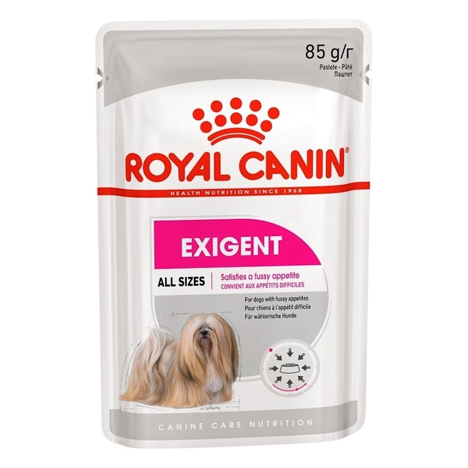 Nəm yem Royal Canin Exigent qidalanmada vasvası itlər üçün 85 q