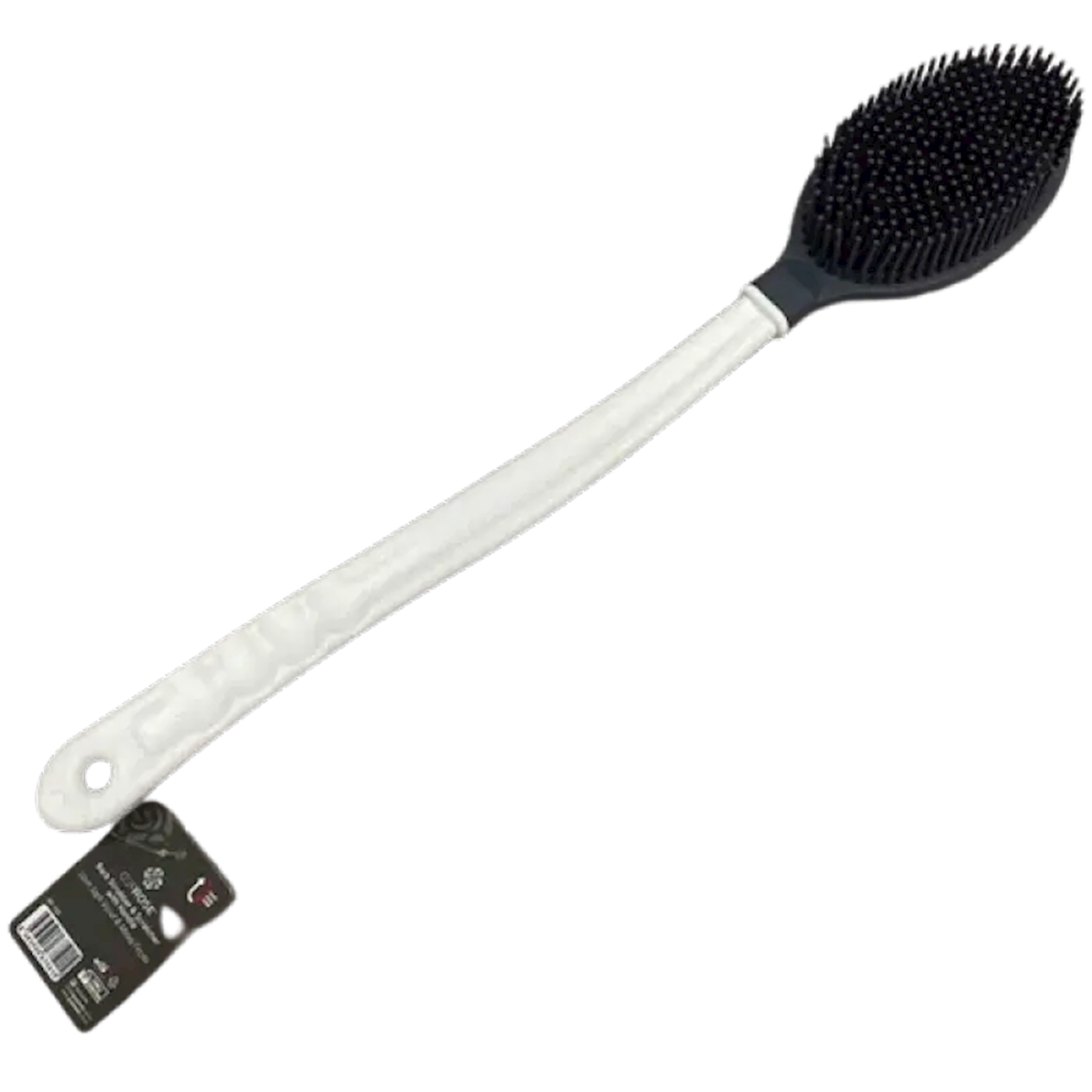 Duş üçün fırça Titiz GP-152, plastik/silikon, ag/boz, 41 sm