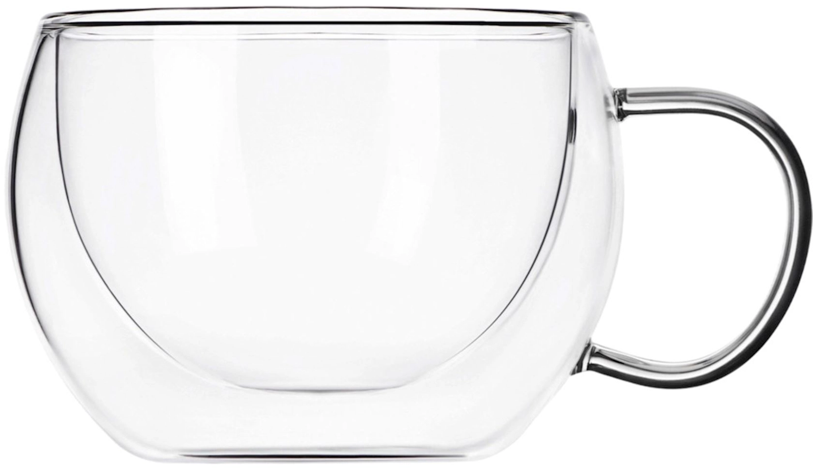 Fincan dəsti Ardesto AR2630GH ikiqat divarlı, 2 əd, 300 ml, borosilikat şüşə, şəffaf