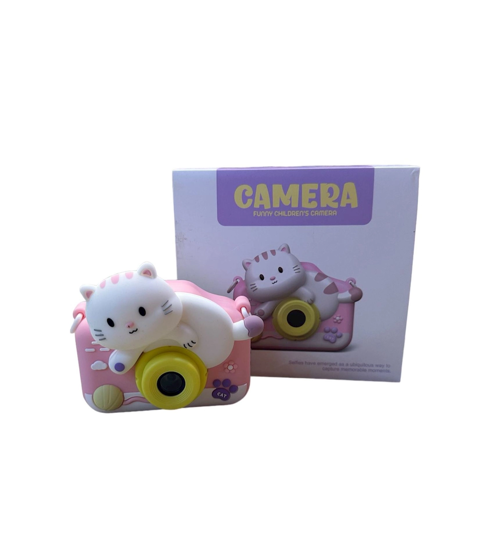 Uşaq üçün kamera Cat XL-850, plastik, çəhrayı, 6x12x13 sm
