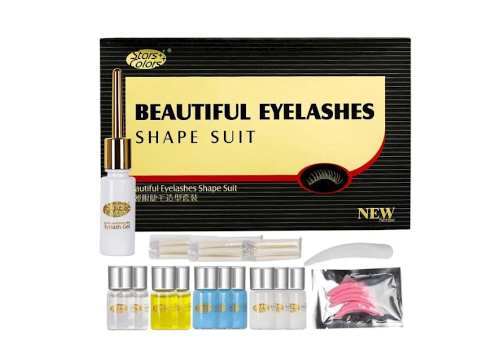 Kirpiklər üçün laminasiya dəsti Beautiful Eyelashes Shape Suit