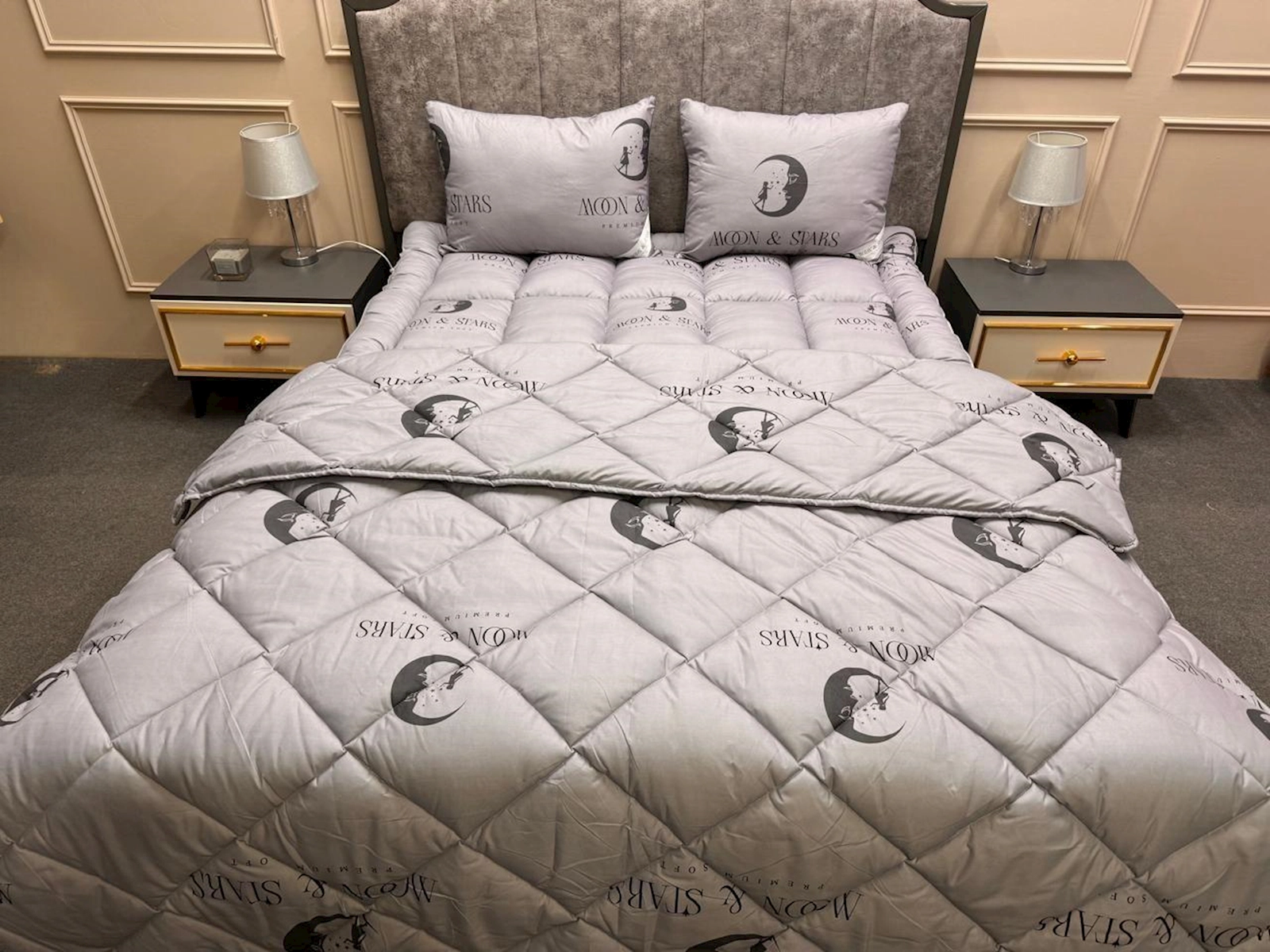 Dəst Moon Star SHA-00001899, döşək 100x200 sm, yorğan 155x255 sm, yastıq 50x70 sm
