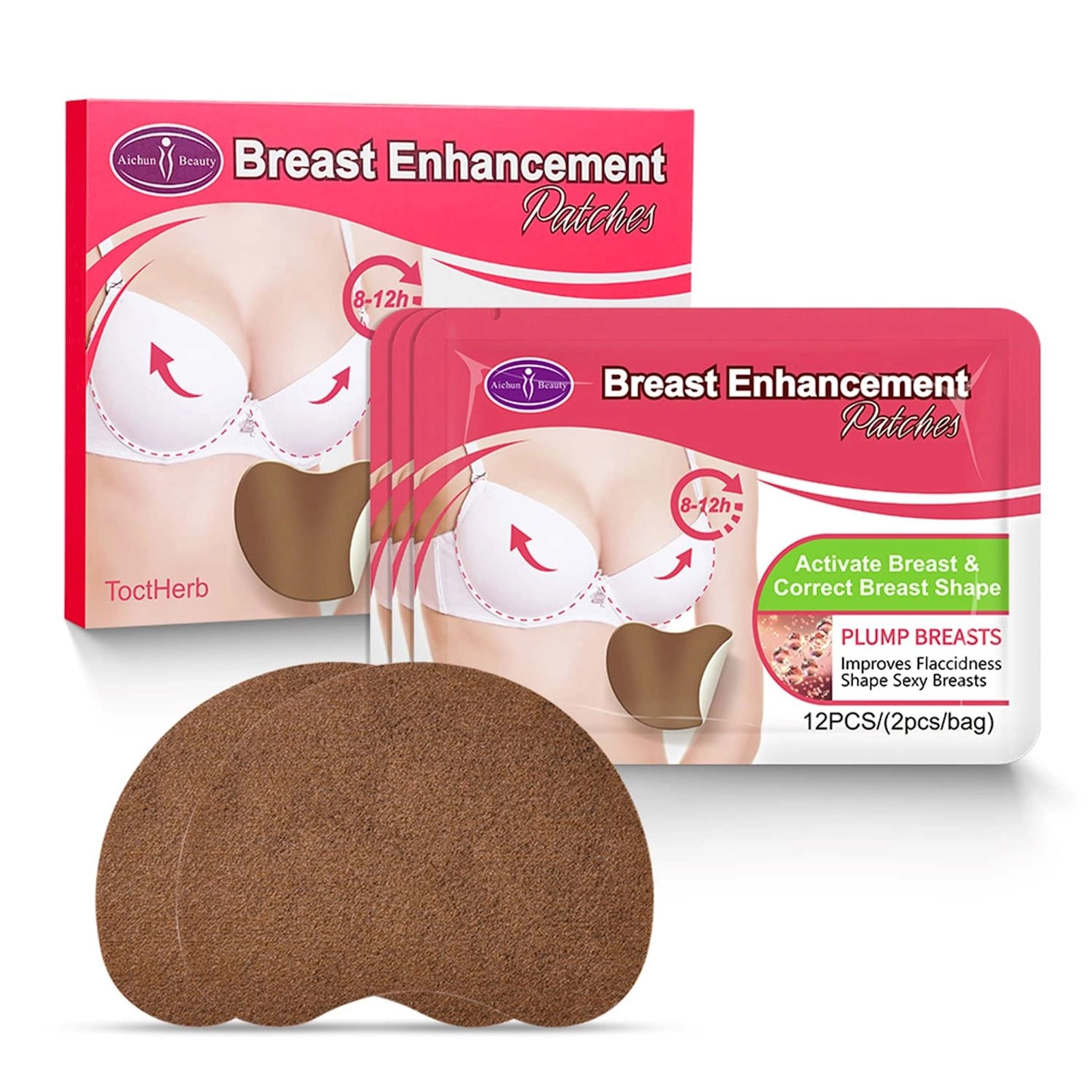 Bədən korreksiyası üçün vasitə Aichun Beauty Breast Enhancement Patches, 12 əd