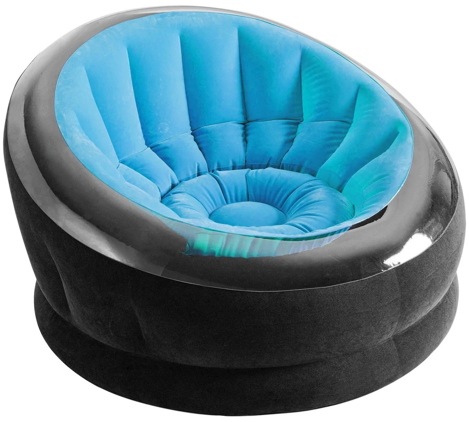 Şişmə kreslo Intex 68582, göy, 112x109x69 sm