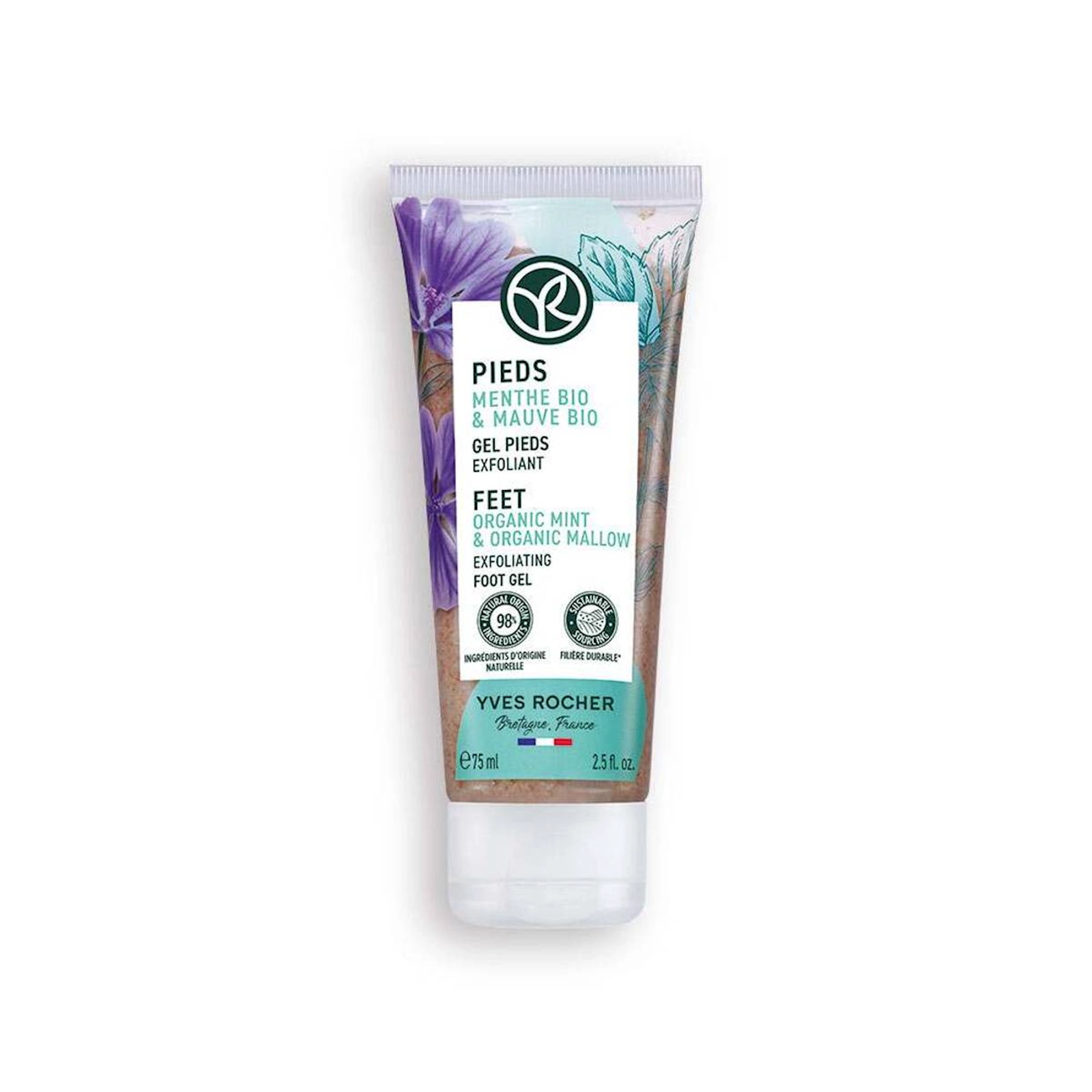 Skrab ayaq üçün Yves Rocher Pieds, 75 ml