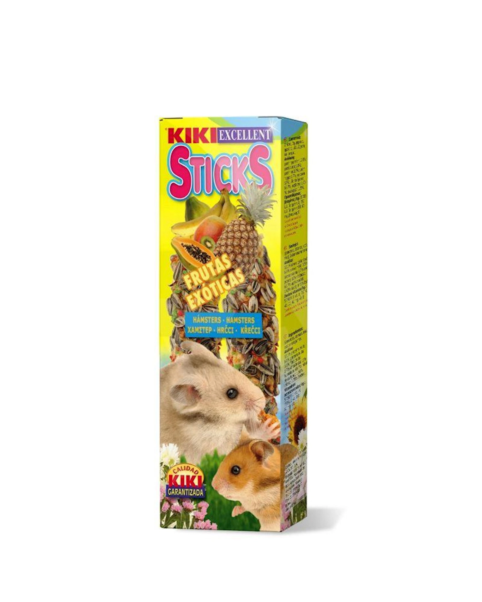 Ekzotik meyvə ilə çubuqlar Kiki Excellent 2 Sticks gəmiricilər üçün, 112 q