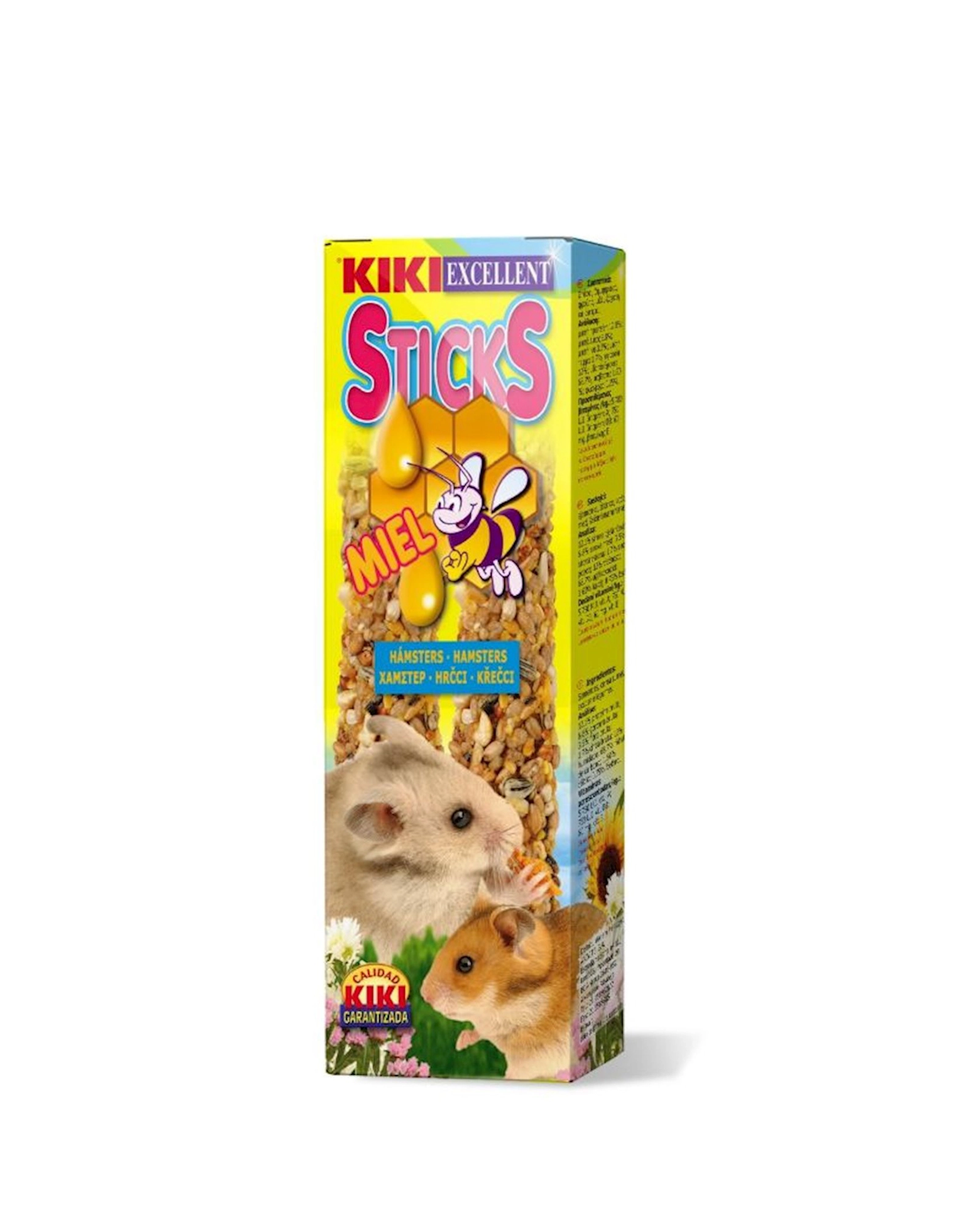Bal ilə çubuqlar Kiki Excellent 2 Sticks gəmiricilər üçün, 112 q