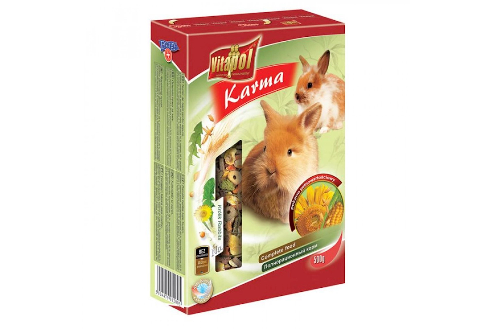Tam rasionlu yem Vitapol dovşanlar üçün, 500 q